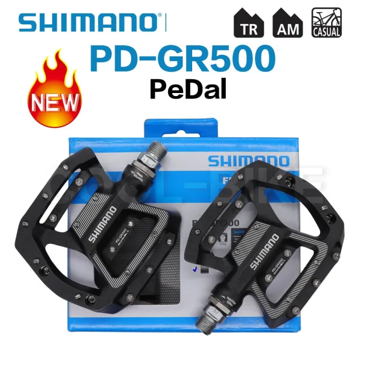 Shimano PD GR500เหยียบแบนแบน Mtb/ เส้นทาง /Enduro/BMX เหยียบจักรยาน PD ...