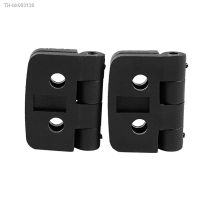 ▤◊✗ 2 Pcs Black Single Metal Axle Plastic Wardrobe Door Hinge