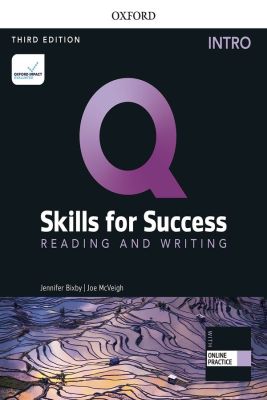 Bundanjai (หนังสือคู่มือเรียนสอบ) Q Skills for Success 3rd ED Intro Reading and Writing Student Book iQ Online Practice (P)