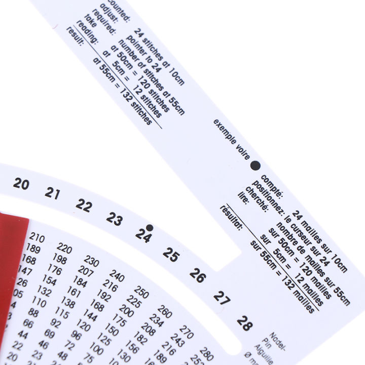 new-knitting-gauge-converter-knitting-calculator-counting-frame-ruler-sewing-diy-accessories