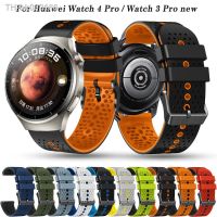 ๑☫ 22mm Wristband Strap For HUAWEI Watch GT 3 2 Pro 46mm Buds Watch 4 Pro Silicone Band Huawei GT2 GT3 46mm Watchband Bracelet Belt