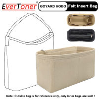 EverToner รู้สึกกระเป๋าสอดสำหรับ Goyad Hobo Dalaman Tas สนับสนุนกระเป๋าซับใน Dalaman Tas เดินทางภายในกระเป๋าเครื่องสำอางแบบพกพาผู้หญิง