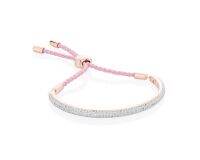 Maison de Jewels - Signature Full Pave Circle Nylon Slider Bracelet กำไลเงิน โรสโกลด์ ทอง แกะสลัก