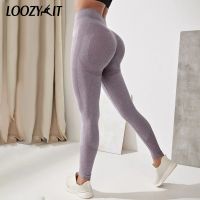 【YF】 Women Sport Seamless Leggings High Waist Elastic Solid Yoga Gym Trainning Joggings Pants Female Spring Autumn