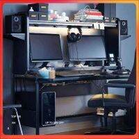 โต๊ะคอม FREDDE โต๊ะคอเกมเมอร์  Gamer table ขนาด 185x74x146 ซม.