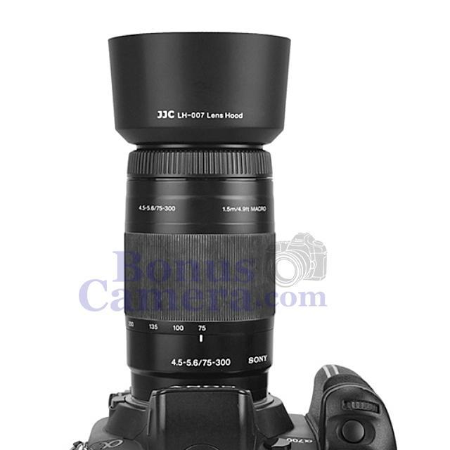 lh-007-ฮู้ดสำหรับเลนส์โซนี่-100mm-f-2-8-macro-sal100m28-และ-75-300-f-4-5-5-6-sal75300-ใช้แทน-sony-alc-sh0007-lens-hood