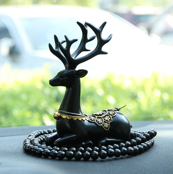 car-car-accessories-ornament-decoration-all-the-way-safe-deer-creative-personality-safe-wooden-high-end-mens-elegant