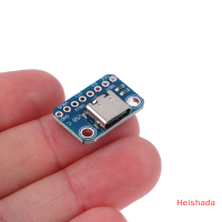 Heishada USB 3.1 Type C ตัวเชื่อมต่อ16พินอะแดปเตอร์ซ็อกเก็ตตัวเมียเพื่อต่อสายไฟและสายเคเบิล16พินสนับสนุนบอร์ด PCB