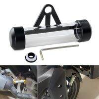 Universal Motorcycle Tube Tax Disc Cylindrical Holder Frame Real with Screwdriver Kit 11x2.6cm Fits Motorbike Scooter Waterproof