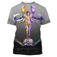 {Match maker}} Saint Seiya อะนิเมะเสื้อยืดสำหรับผู้ชาย Camisetas มังงะท็อปส์เสื้อผ้า Ropa Hombre Streetwear Tee Camisa Masculina Verano Koszulki