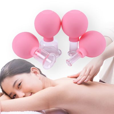 【CC】❏  1PC Rubber Cupping Glasses Massage Cups Anti Cellulite Masager Face Chineses Set