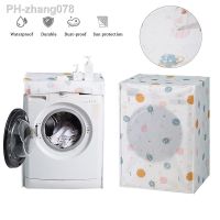 Home Washing Machine Cover PEVA Dust Cover Clean Waterproof Washing Machine Cover funda lavadora carga frontal Home Accessories