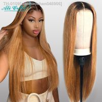 ✓ xianhaochen048906 Peruca brasileira lace closure peruca t1b/30 cabelo humano liso com de bebê 4x4 cor marrom