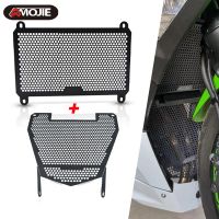 ☄✒✐ Ninja400 Z400 Motorcycle Air Intake Cover Radiator Grille Guard Cover For Kawasaki Ninja 400 Z 400 2018 2019 2020 2021 2022 2023