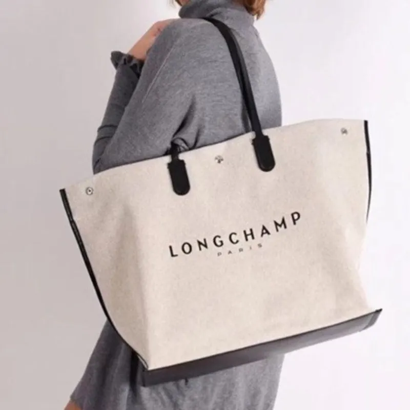 longchamp canvas pouch