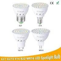 ✙✿ﺴ GU10 LED E27 Lamp E14 Spotlight Bulb 48/60/80leds lamp 220V light bulbs MR16 Spot light 5W 7W 9W