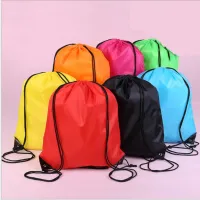 Waterproof Foldable Package Shoe Pocket Storage Organize Bag Polyester Draw Pocket Drawstring Bags Toiletry Bag Case Sports BagsShoe Bags