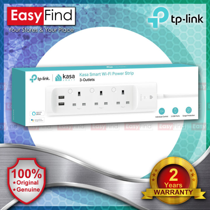 TP-Link (KP303) Kasa Smart Power Strip 3-Outlets