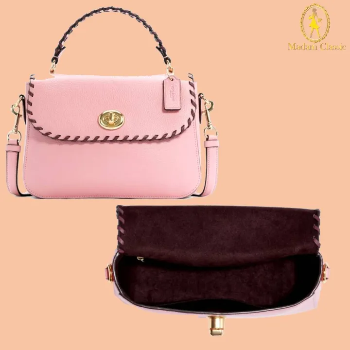 กระเป๋าสะพายข้าง COACH C4107 MARLIE TOP HANDLE SATCHEL WITH WHIPSTITCH