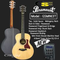 Paramount GS Mini 3T กีตาร์โปร่งไฟฟ้า 36" (ไม้สปรูซแท้ / โรสวูด) (Top Solid Spruce / Rosewood) + เครื่องตั้งสายในตัว