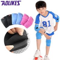 AOLIKES Kids Sports Elbow Pad And Knee Pad Set Thick Sponge Skate Dance Kneepad Elbow Brace Support Knee Protectors For Children