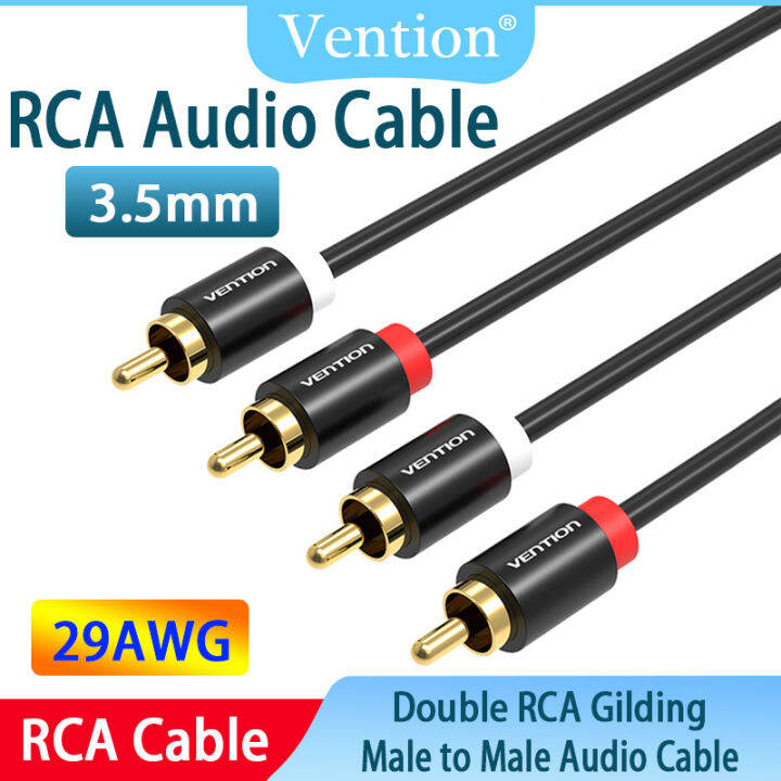 Vention R06 Series 2RCA 3.5mm Cable Male to Male Audio Cable For ...