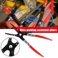 2 Wires Innovative Wire Welding Clamp Car Vehicle Soldering Maintenance Car Repair Hold Pliers Tool Aid A1M5