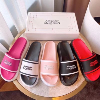 2023 new Alexander McQueen Ladys 2021 Lastest Five Colors Fashionable and comfortable non-slip casual slippers