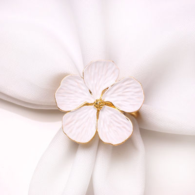 10PCS new flower napkin ring napkin ring flower napkin ring paper towel ring