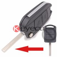 【HOT】 islwpi Keyecu ดัดแปลงปลอกกุญแจรีโมท2สำหรับ Opel Corsa Agila Meriva Combo ฝาครอบกุญแจรถ