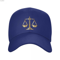 Scales 2023 New Personalized Gold Of Justice Law Logo Baseball Cap Sports Men Womens Adjustable Lawyer Legal Party Dad Hat Spring Hats Versatile hat