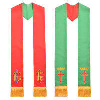 นักบวช Reversible Stole Church Pastor ขโมยมวลกับนกปักครอส