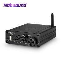 Nobsound มินิบลูทูธ5.0เพาเวอร์แอมป์ไฮไฟสเตอริโอเสียงซับวูฟเฟอร์คลาส D 2.1ช่องแอมป์ Usb/aux เครื่องเล่นเพลง