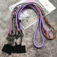 Straps for Mobile Phones Accessories Crossbody Telephone Jewelry Heavy Metal Neck Keys Holder Lengthen Credential Holder Lanyard Phone Charms