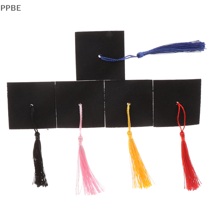 ppbe-1pc-graduation-hat-mini-ปริญญาเอกหมวกเครื่องแต่งกาย-graduation-cap-กับพู่กัน