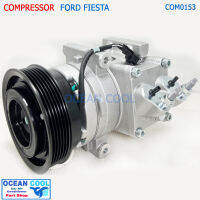 คอมแอร์ ฟอร์ด เฟียสต้า 2010 - 2013 COM0153 compressor Ford Fiesta 1.4ถึง1.6CC  คอมแอร์รถยนต์ คอมเพลสเซอร์