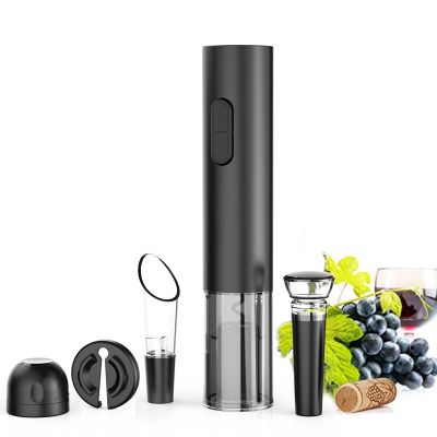 Electric Corkscrew Set, Electric Corkscrew Automatic Wine Bottle Opener Set with Foil Cutter for Home, Restaurant, Bar