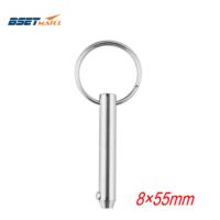 [COD] Cross-border spot 8x55mm 316 stainless steel ball pin safety spring quick loading and release