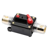 12V Audio Reset Circuit Breaker Reset Fuse Holder Protection Stereo for Auto Car Marine Boat Stereo Switch Audio