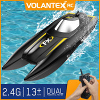 Volantex RC เรือบังคับ 2.4GHz 13km/h เรือบังคับ ความเร็ว สูง น้ำ Sensing อุปกรณ์ปRC boat ไฟฟ้าเซฟตี้นไฟฟ้าของเล่ Gift For Kids H118