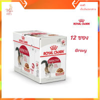 ?จัดส่งฟรี [ยกกล่อง 12 ซอง] Royal Canin Instinctive Pouch Gravy อาหารเปียกแมวโต อายุ 12 เดือนขึ้นไป จัดส่งฟรี ✨