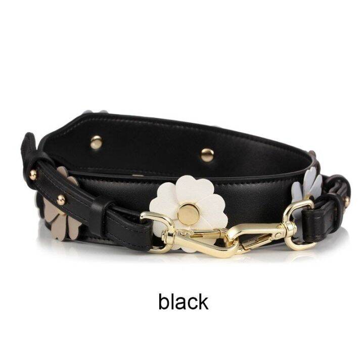 cow-leather-handbags-flower-bag-strap-with-accessories-110cm-adjustable-sweet-style-strap-bag-messenger-flower-shoulder-strap