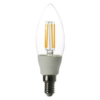 Benexmart Zigbee E14 Filament Candle Bulb Smart LED Incandescent Bulb with Warm White Tungsten Lamp Tuya Smartthings Alexa 220v