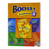 Boost ต้นฉบับภาษาอังกฤษ! แกรมมาร์ เลเวล 4 Student Book with CD Pearson Langwen