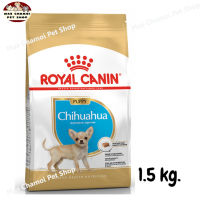 สุดปัง ส่งฟรี ? Royal Canin Chihuahua Puppy อาหารลูกสุนัข โรยัลคานิน พันธุ์ ชิวาวา ขนาด 1.5 kg.   ✨