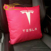 Car lumbar pillow lumbar cushion pillow logo souvenirs For Tesla MODEL 3 Y