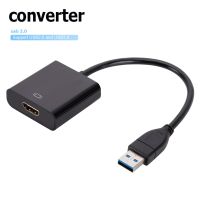 【DT】1080P USB 3.0 to HDMI-Compatible Converter External Audio Video Adapter Cable Multi Display Converter for Desktop Laptop PC  hot