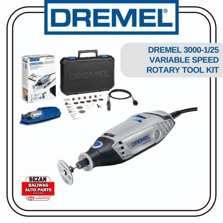 DREMEL 3000 1/25 VARIABLE SPEED ROTARY TOOL KIT Lazada PH