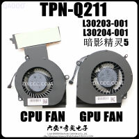 Laptop Fan For HP Omen 15-DC 15-DC0013TX 15-DC0004TX 15-DC0011TX 15-DC0153TX TPN-Q211 CPU GPU Cooling Fan L30203-001 L30204-001