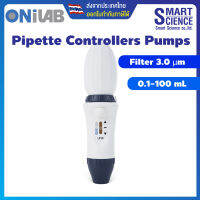 ONiLAB® เครื่องดูดจ่ายสารละลาย ปิเปตปั๊ม Levo Pipette Controllers Pumps 0.1-100mL ตัวกรอง Hydrophobic filter 3um